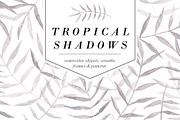 TROPICAL SHADOWS Watercolor Pack, an Illustration by Yashroom (Thumbnail 1 of 5)