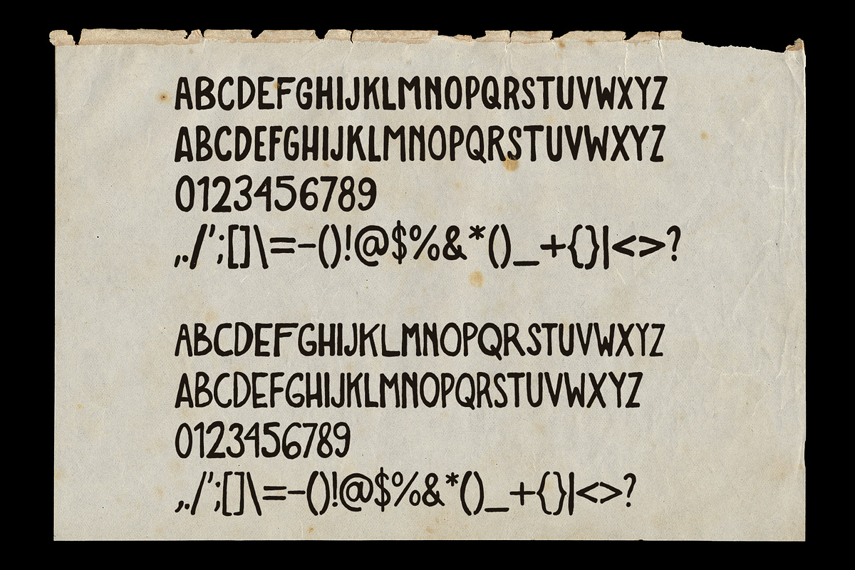 RAMSA Handwritten, a Handwritten Font by AROKA (Photo 2 of 9)