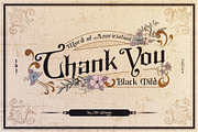 Black Mild Typeface, a Blackletter Font by alit design (Thumbnail 15 of 15)