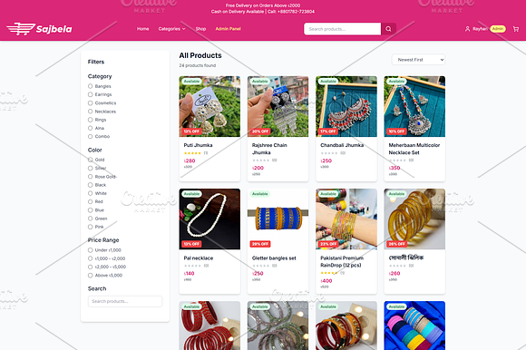 Full Stack E-commerce preview 2