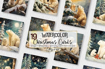 Christmas Cards Winter Magic Polar