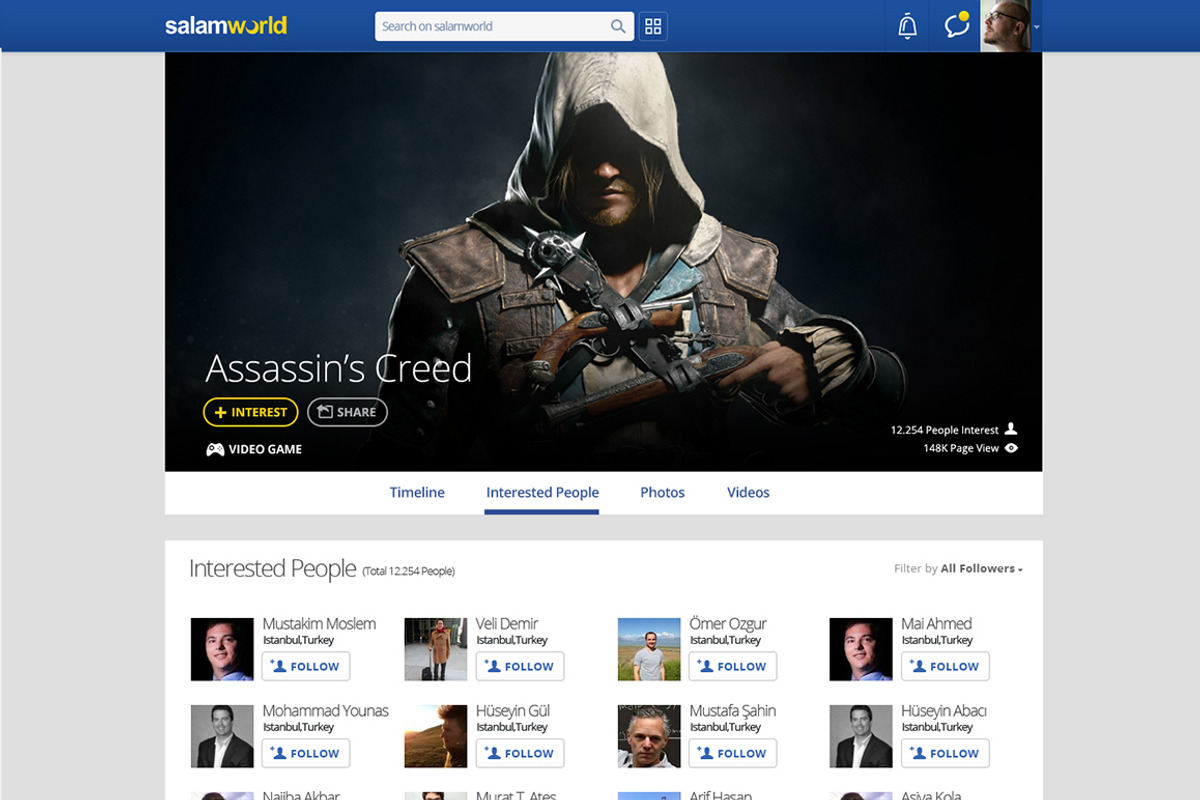Salam World - Social Network Site, a Websites & App Template by IQSIR (Photo 8 of 15)