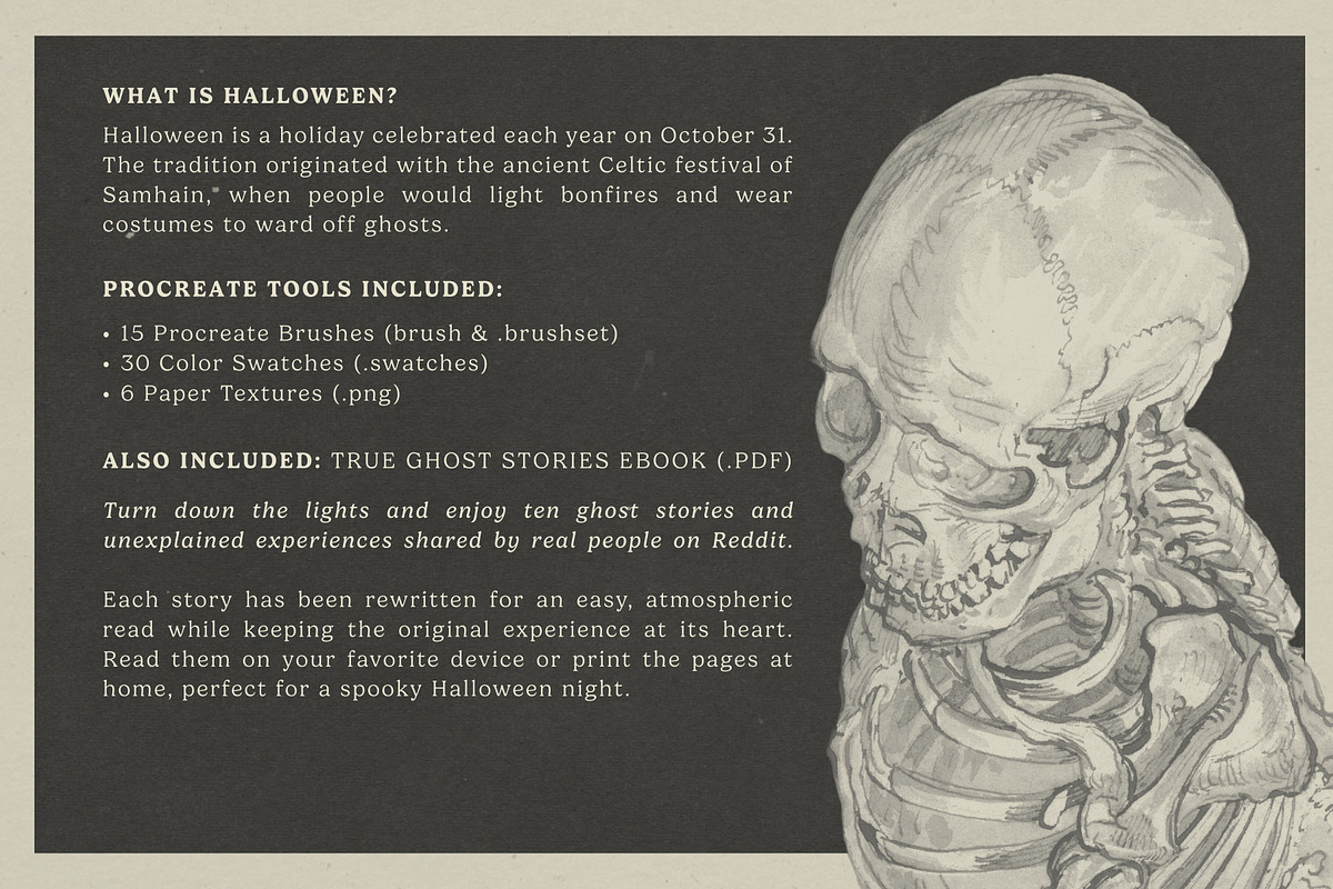 The Halloween (2026) Procreate Kit, a Brush Add-On by Digi Life (Photo 2 of 9)