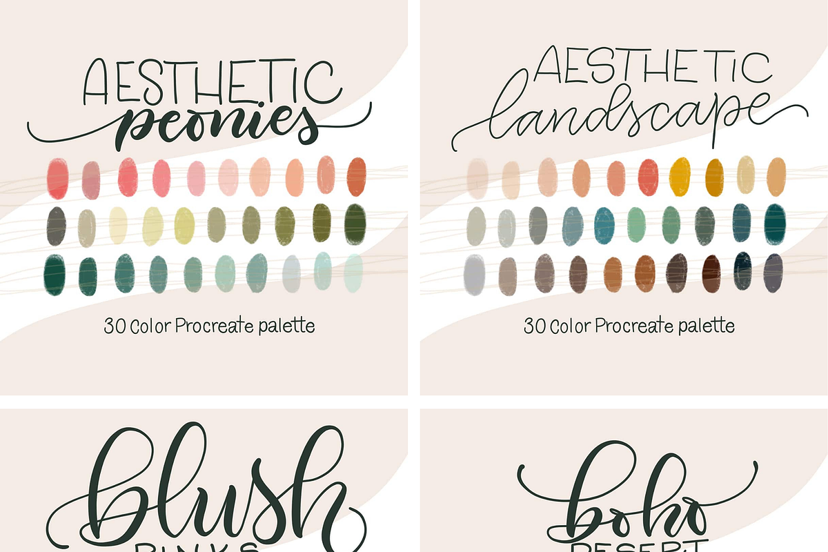Joyful Procreate Palette Bundle, a Palette Add-On by HowJoyful  (Photo 3 of 8)