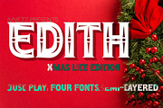 Jvne-EdithLite Layered Font, a Serif Font by Jvne77 (Thumbnail 2 of 5)