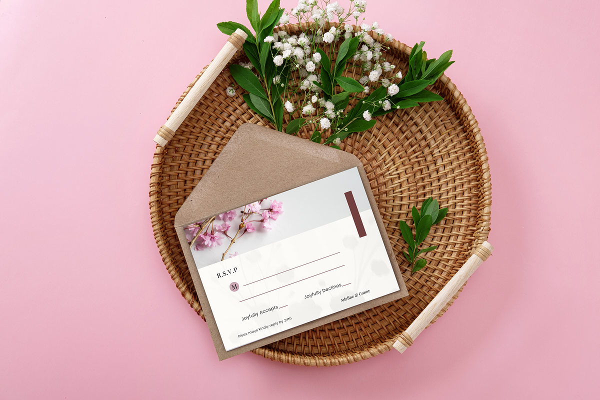 Floral Wedding Canva Template Set, an Invitation Template by TemplateCastleStore (Photo 5 of 9)