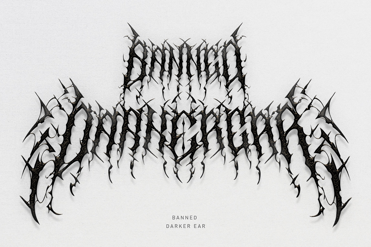 Meswady | Metal Font, a Blackletter Font by WingBuk (Photo 5 of 14)