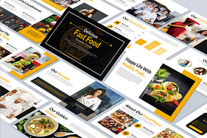 Food Presentation Template PPT, a Presentation Template by Mighty-Slide