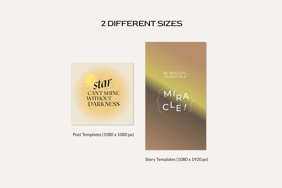 Quote Aesthetics CANVA PS, a Social Media Template by Kimo Studio (Photo 8 of 14)