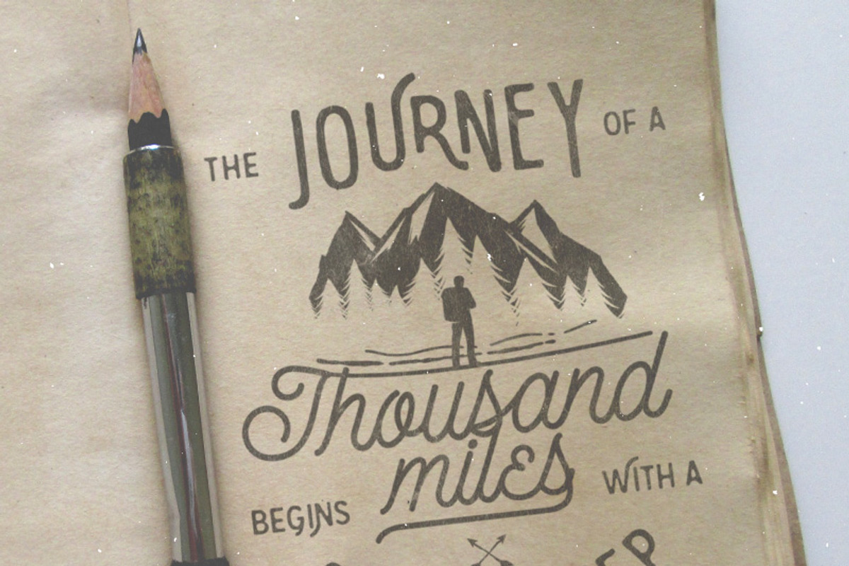 A journey of a thousand miles..., an Illustration by 1baranov