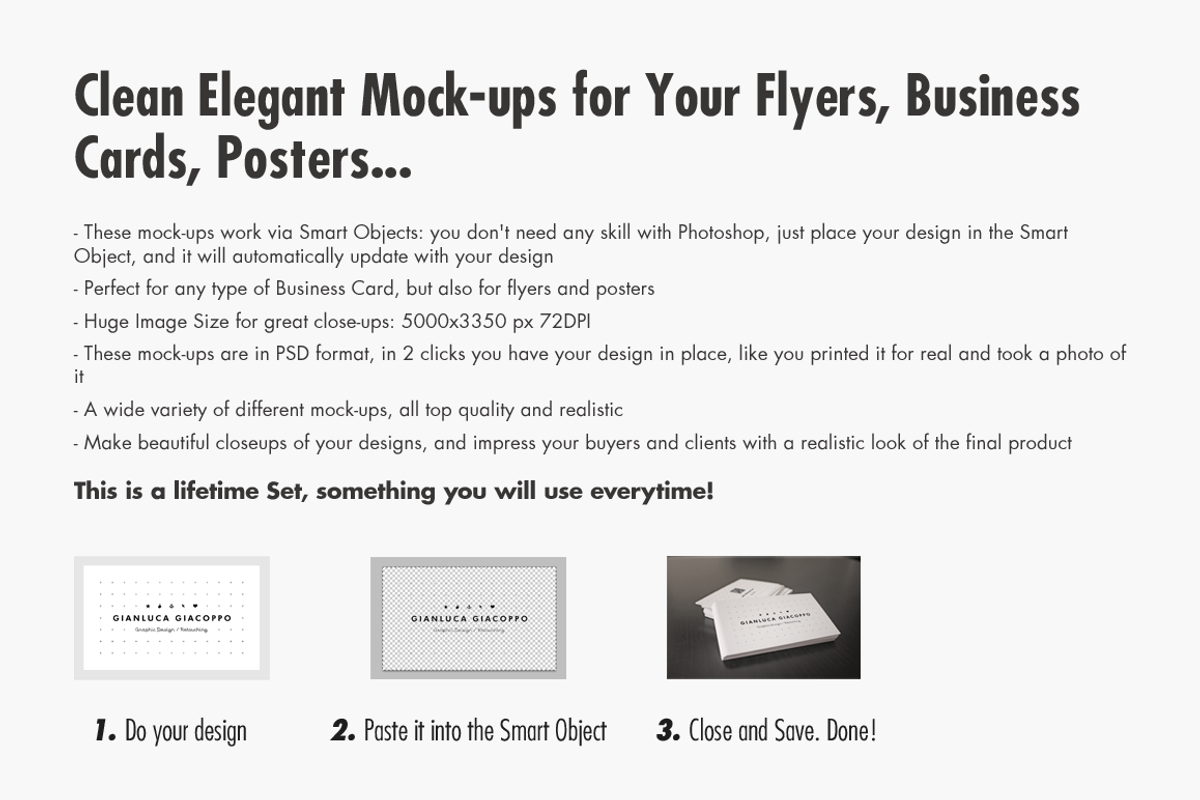 Bundle Flyer Business Card Mock-up, a Print Template by Giallo (Photo 8 of 21)