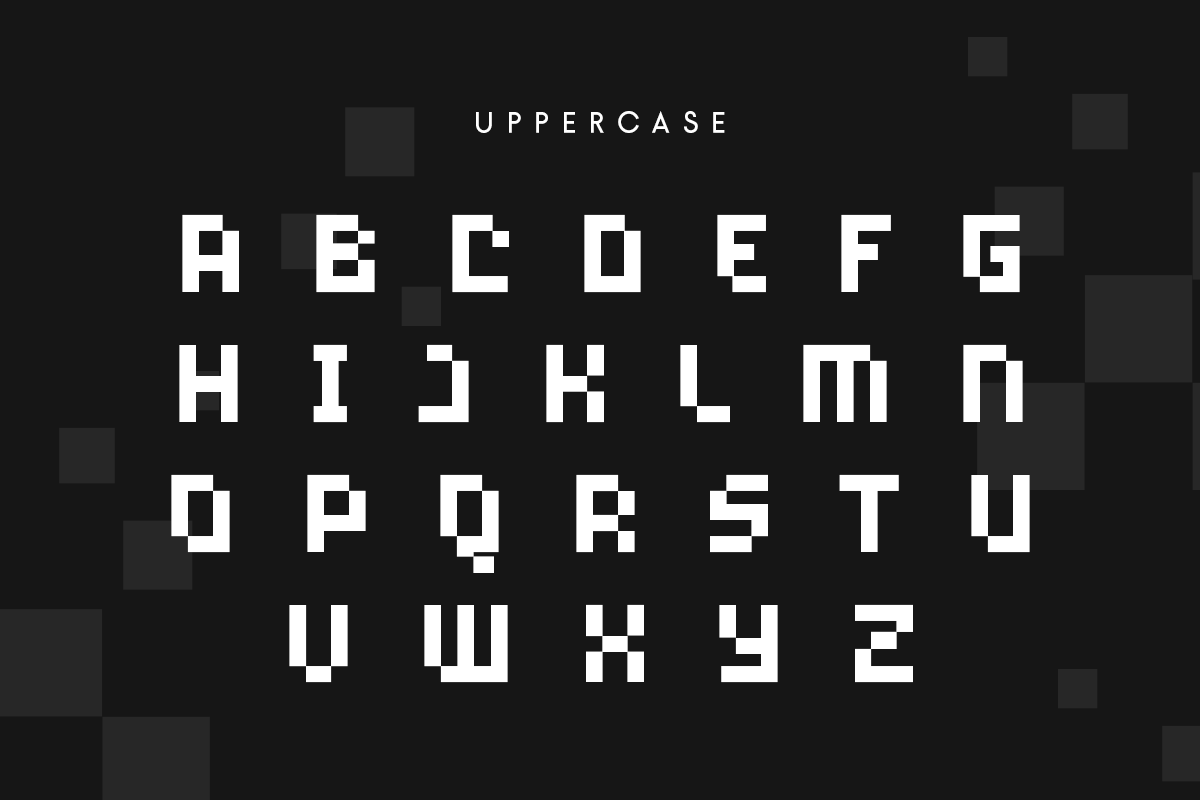 Micro - Pixelate Modern Font, a Sans Serif Font by Hamz Studio (Photo 10 of 16)