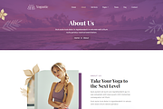 Yoga Fitness Elementor Template Kit, a Landing Page Template by MasterDesigns (Thumbnail 2 of 8)