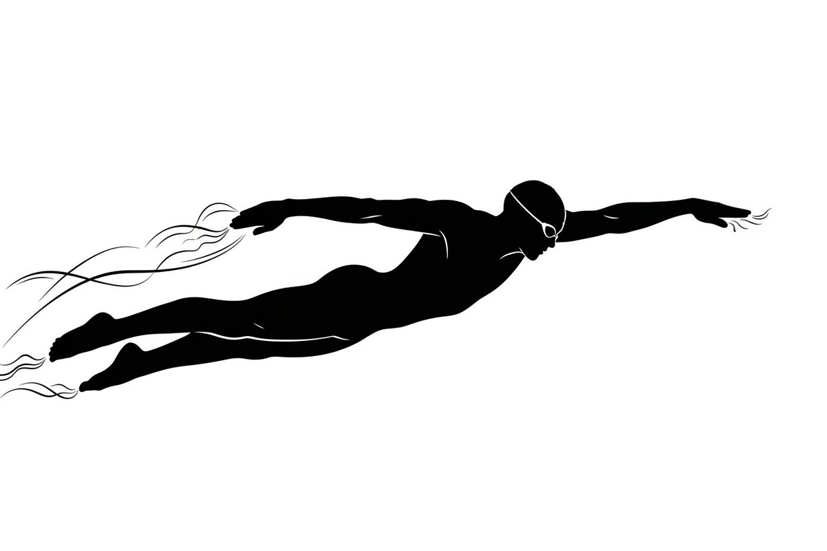 Swimming Sport Silhouette Vector Bun, an Illustration by jahid234 (Photo 15 of 51)