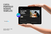 Canva Portfolio Website Template, a Websites & App Template by Snapybiz (Thumbnail 5 of 11)