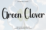 Green Clover, a Handwritten Font by InermediaSTUDIO (Thumbnail 1 of 8)