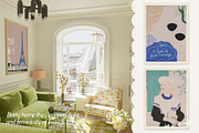 FRENCH MOODS - Art Prints Collection, a Background Graphic by lerinartstudio (Thumbnail 10 of 11)