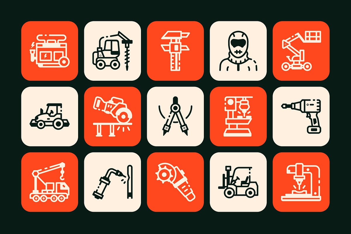 Animated Construction Icon, a Solid Icon by Vectors Market (Photo 4 of 5)