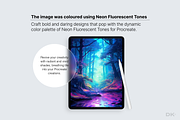 Neon Color Swatches for Procreate, a Palette Add-On by Designer's Kit Co (Thumbnail 3 of 10)