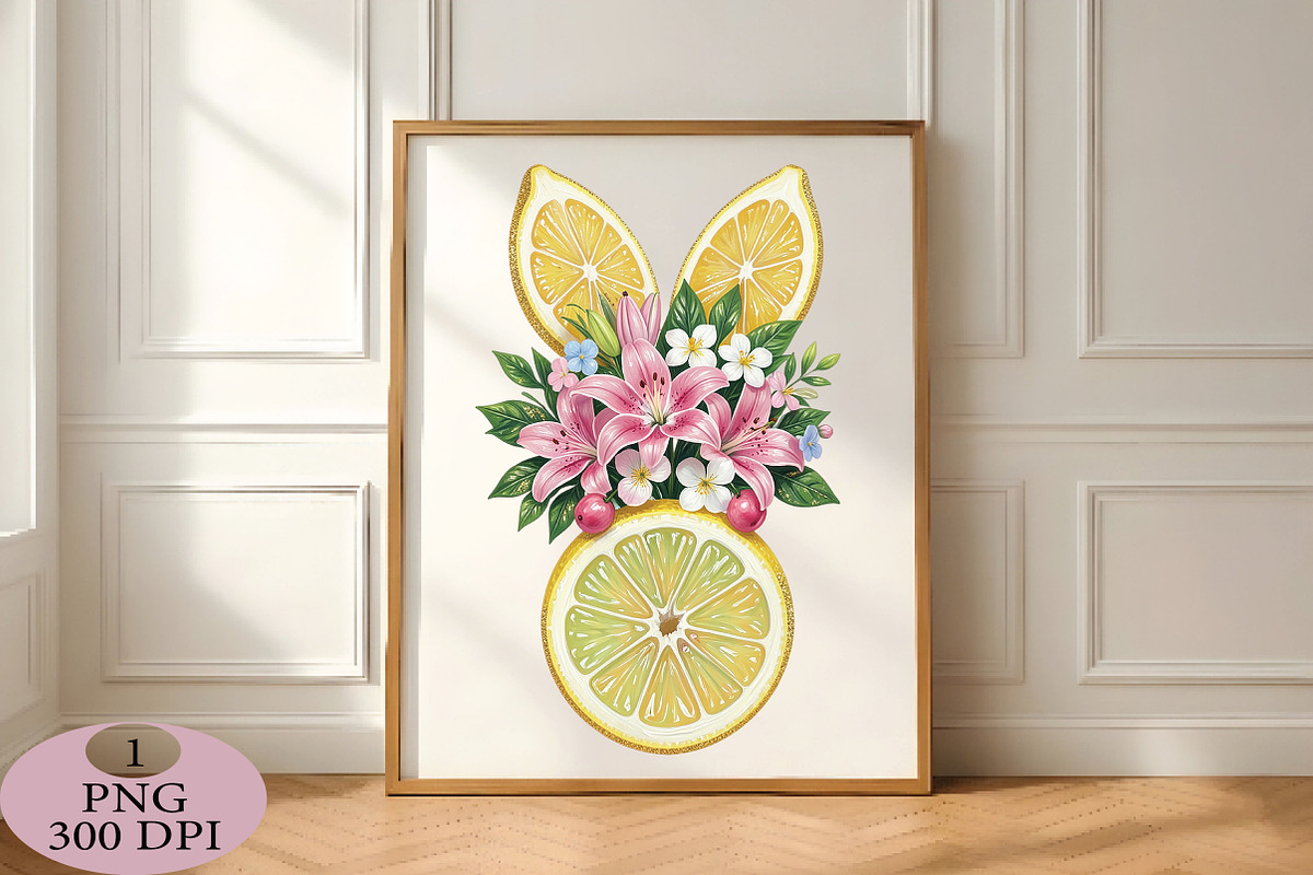 Boho Lemon Coquette Png, an Illustration by Daily.Designs (Photo 3 of 5)