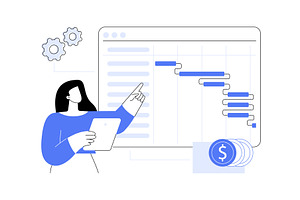 Project initiation and planning, a Person Illustration by Visual Generation