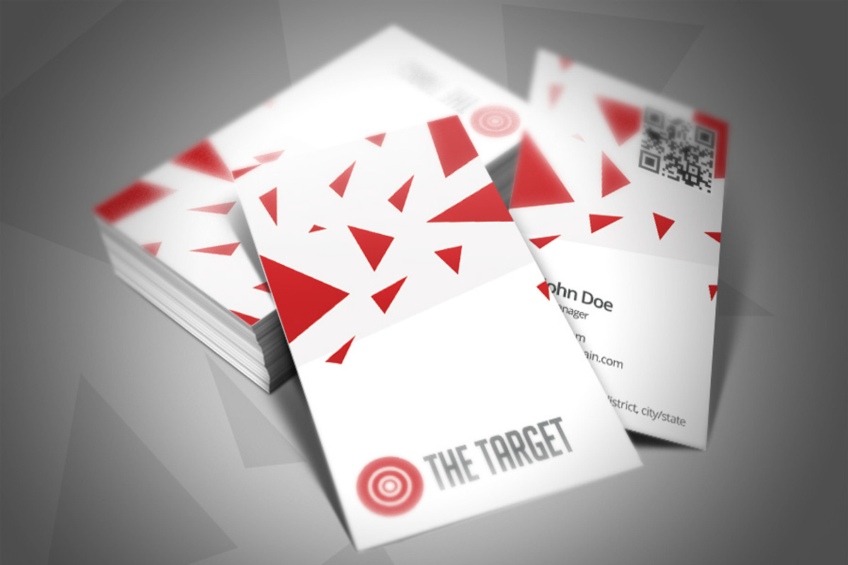 The Target Business Card, a Business Card Template by Rafael Oliveira (Photo 4 of 5)