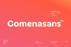 Gomenasans Geometric Rounded Sans
