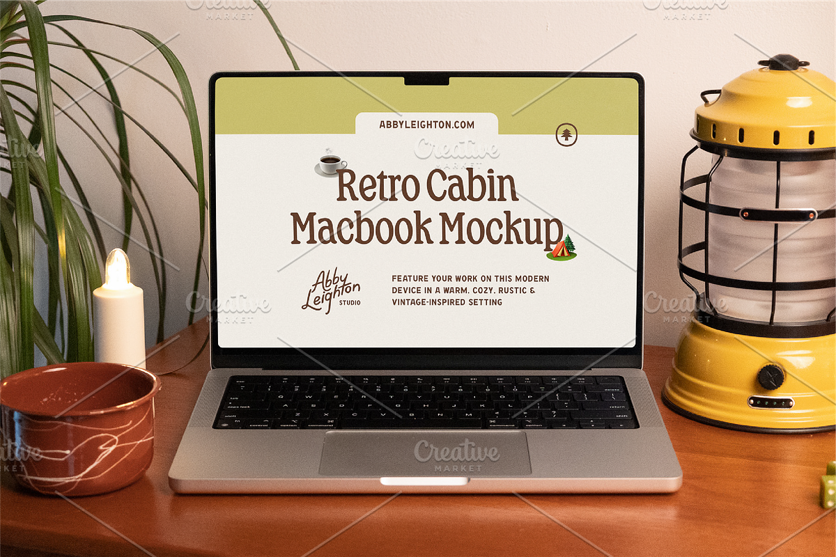 Retro Cabin  Device Mockup Pack, a Device Mockup by Abby Leighton Studio (Photo 4 of 7)