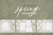 Spring Styled Stationery Mockups, a Print Template by eclosque (Thumbnail 1 of 7)