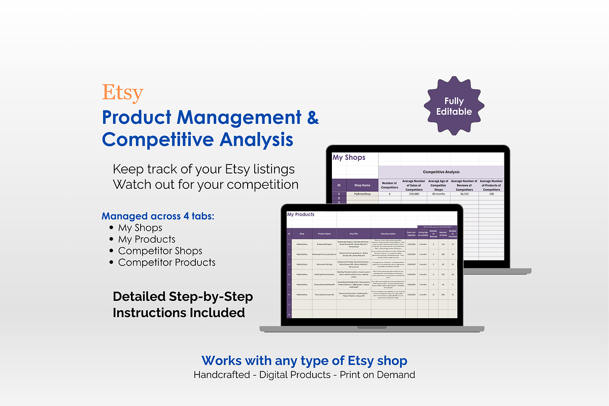 Etsy Seller Toolkit - Excel preview 2