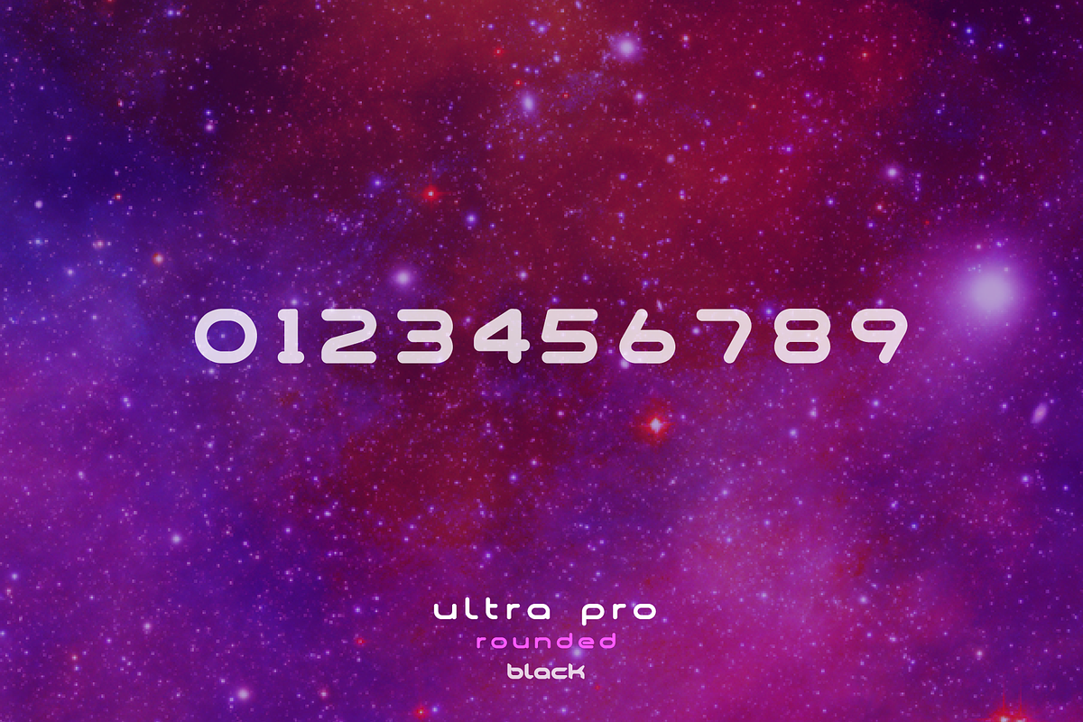 Ultra Pro Rounded Font Family, a Sans Serif Font by Alphabet Agency (Photo 16 of 18)