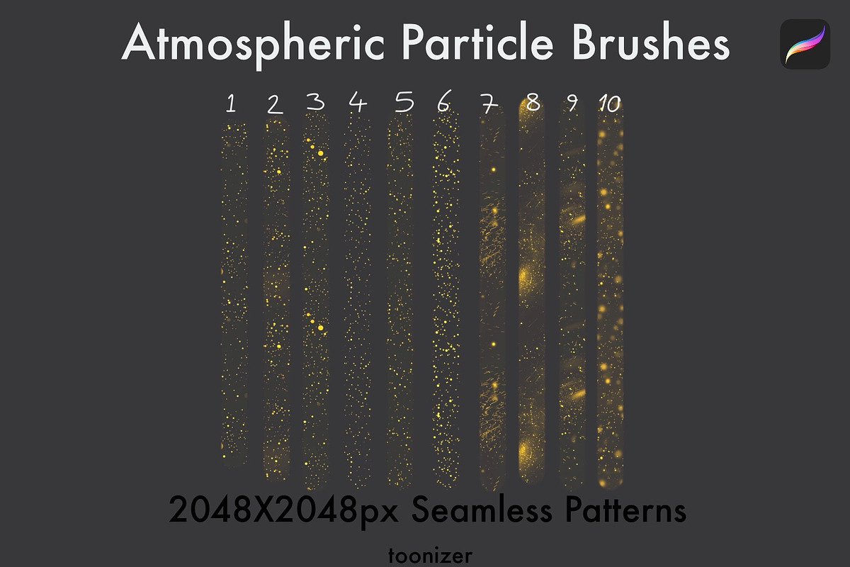 Atmospheric Particle Brushes, a Brush Add-On by Toonizer (Photo 2 of 2)