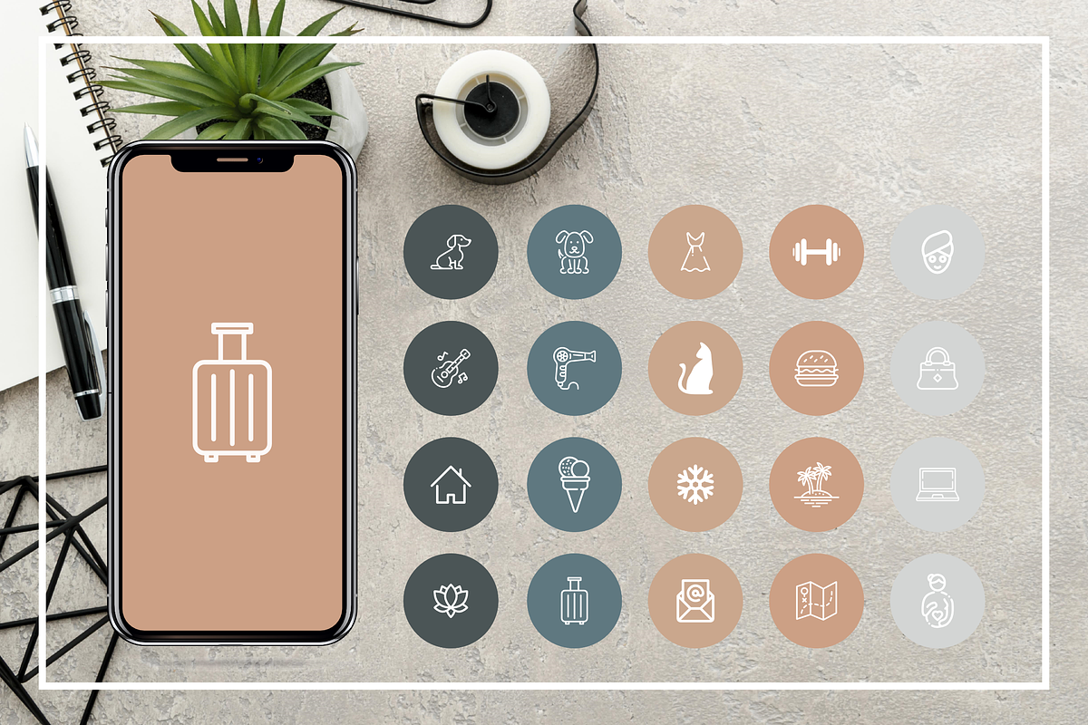 Sunburnt Sea-Instagram Cover Icons, an Icon by LeArt (Photo 1 of 3)