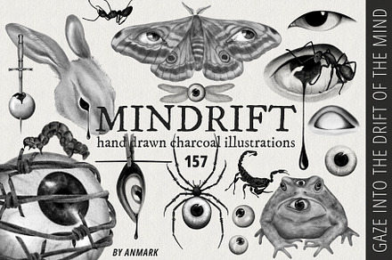 Mindrift. Psychedelic illustrations, an Object Graphic by AnMark