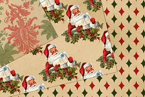 Antique Christmas Digital Paper