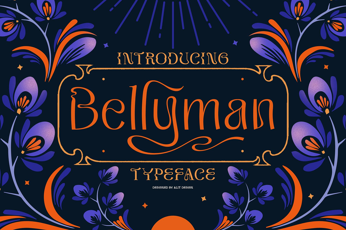 Bellyman Typeface, a Sans Serif Font by alit design (Photo 1 of 15)