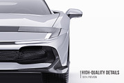 2026 Supercar Sport Convertible, an Advertising Mockup by Halal Graphic Studio (Thumbnail 3 of 12)