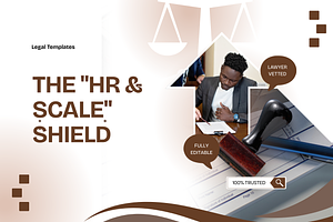 The HR & Scale Shield, a Stationery Template by Premium Digital Templates
