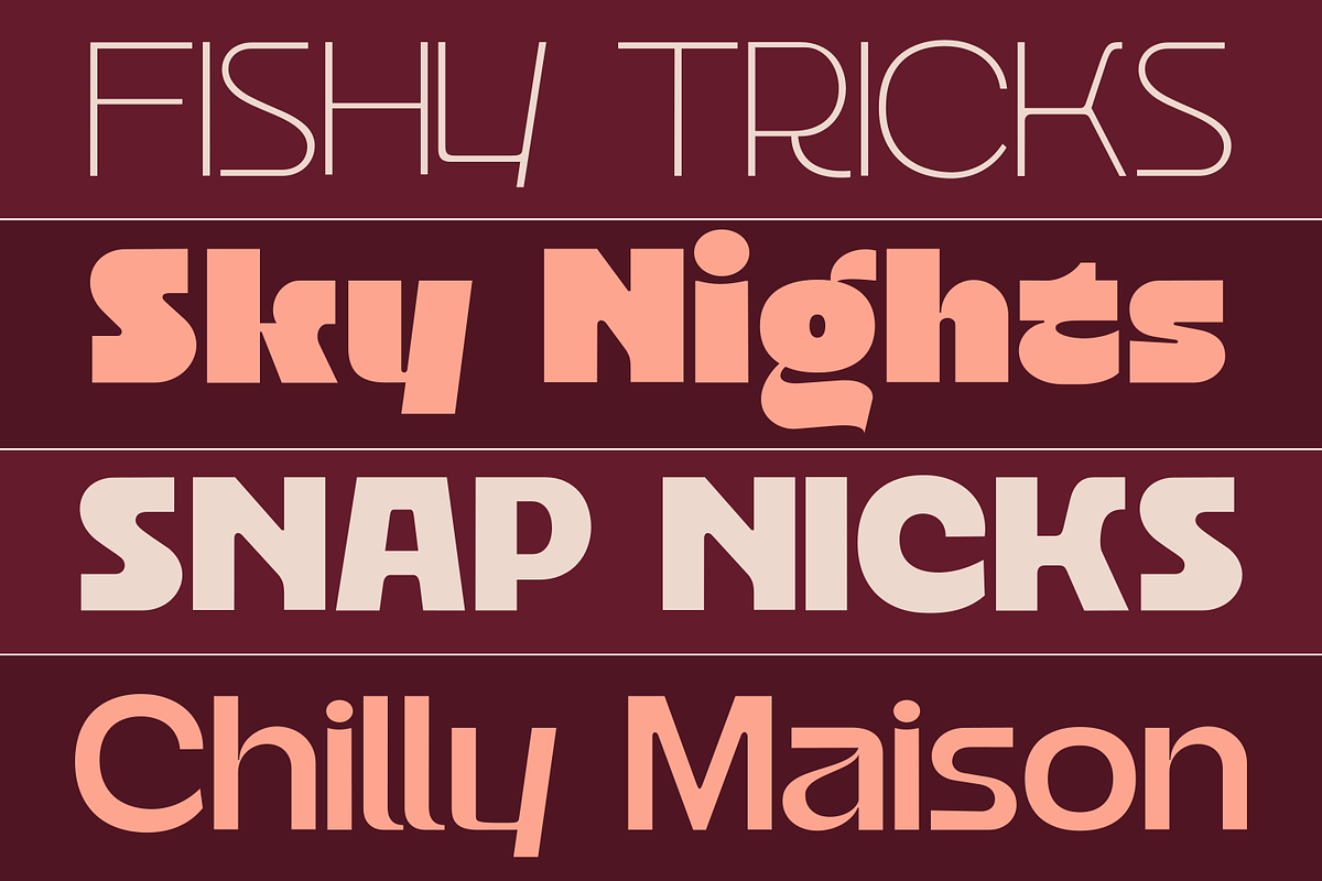 Vankis Font Family, a Sans Serif Font by zeenesia (Photo 5 of 21)