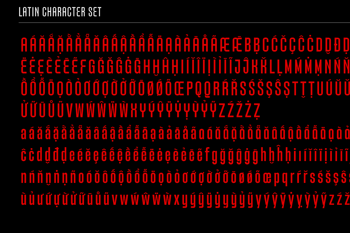 Strovius Condensed Font, a Sans Serif Font by redtype.studio (Photo 5 of 9)