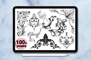 110 Baroque Ornament Stamps, a Brush Add-On by Arts For Peace (Thumbnail 7 of 8)