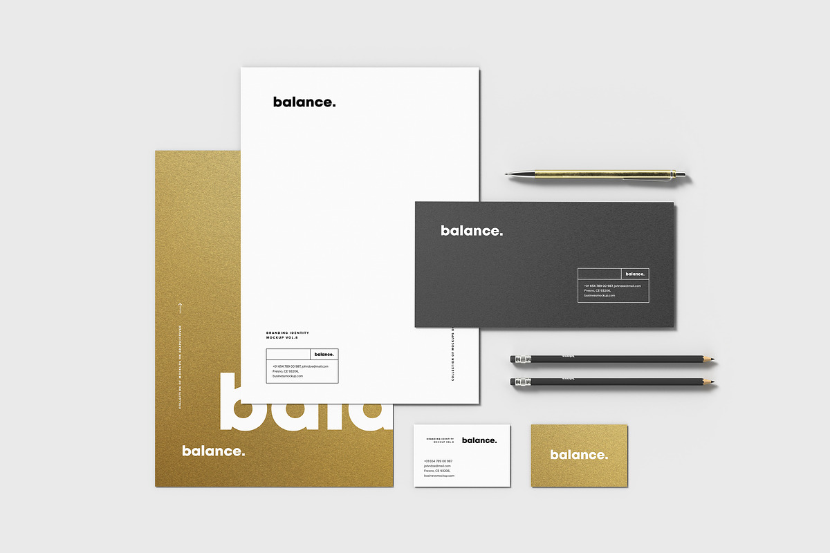 Stationery Branding Mockup 7, a Pens & Pencil Mockup by Yogurt86 (Photo 7 of 14)