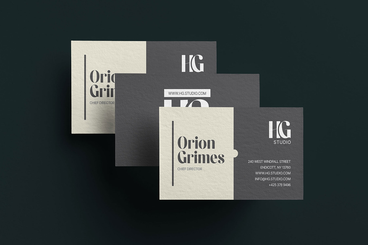 Elegant Business Card, a Business Card Template by AyshaCanvas (Photo 1 of 3)
