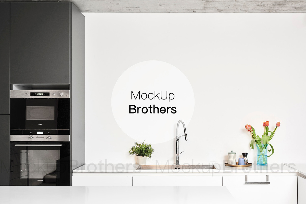 Kitchen mockup mock up 17, a Print Template by MockUpBrothers (Photo 1 of 5)
