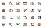 Solar Energy Icons, a Duotone Icon by vectorstank (Thumbnail 2 of 6)