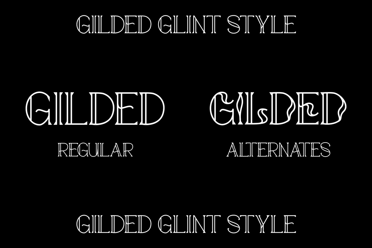 Gilded Glint - Elegant Serif Font, a Font by PutraCetol Studio (Photo 4 of 11)