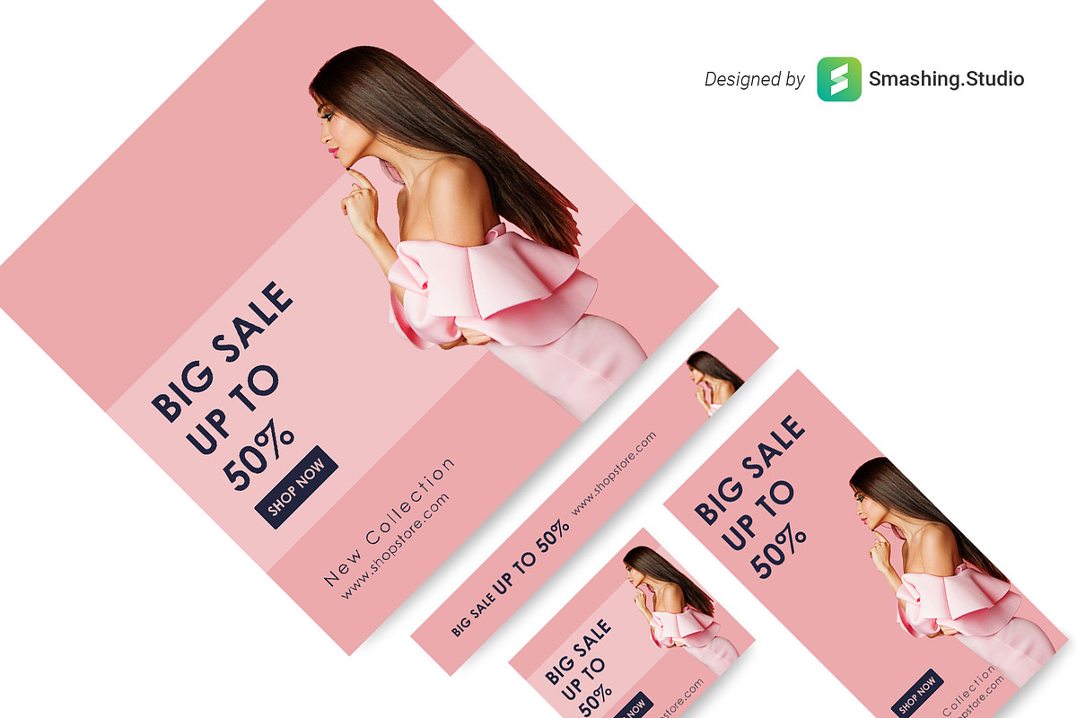 Fashion Web Banner Set, a Templates & Theme by Smashing_Studio (Photo 3 of 3)