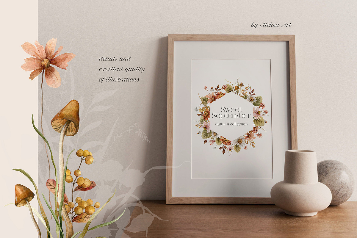 Sweet September - autumn collection, an Illustration by AleksaArt (Photo 9 of 13)