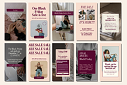 Black Friday IG Promo Story Template, a Social Media Template by Solana Creative Co. (Thumbnail 2 of 7)