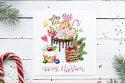 Watercolor Christmas Sweets Clipart, an Illustration by SimpleWishesArt (Thumbnail 3 of 7)